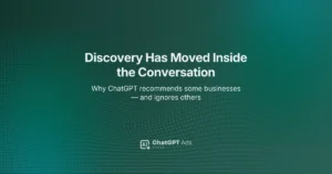 How businesses are discovered in ChatGPT — AI Discovery explained for Indian brands
